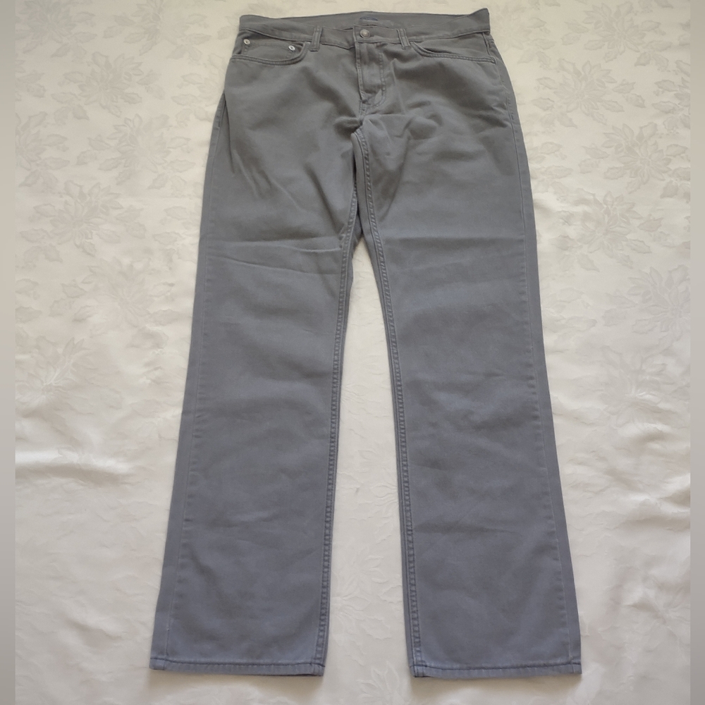 33x32 Old Navy 5 pockets straight chino khaki grey pants